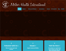 Tablet Screenshot of motherhealth.org